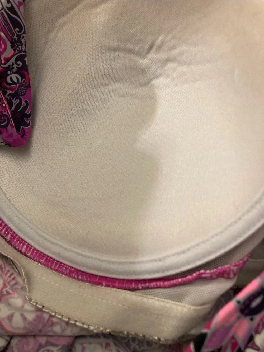 Venus Pink & Purple Patterned Tankini Swim Top 10 - Picture 3 of 4